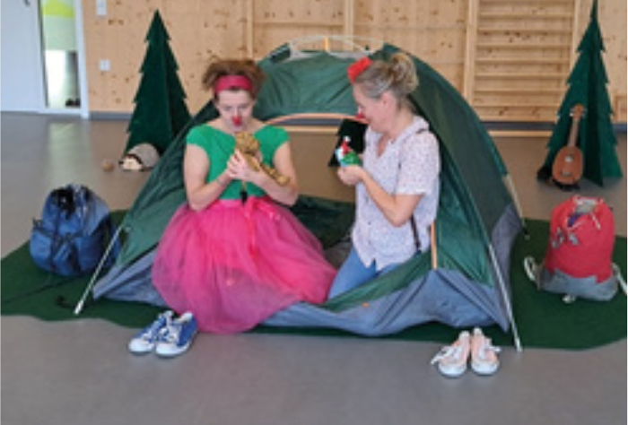 Rosi und Lollo streiten - interaktives Clowntheater zur Gewaltprävention