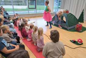 Rosi und Lollo streiten - interaktives Clowntheater zur Gewaltprävention